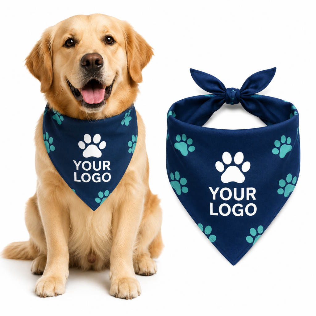 custom dog bandanas